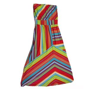 Sun Dress XS Bright Perfect For Spring Maxi Dress